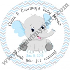Blue and Grey Elephant Baby Shower stickers,thank you tags,(8ebb) Blue and Grey Elephant Baby Shower stickers,thank you tags,(8ebb)
